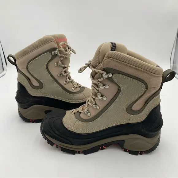 Columbia Omni-Heat Bugaboot Insulated Winter Hiking Trail Ankle Boots Size 7