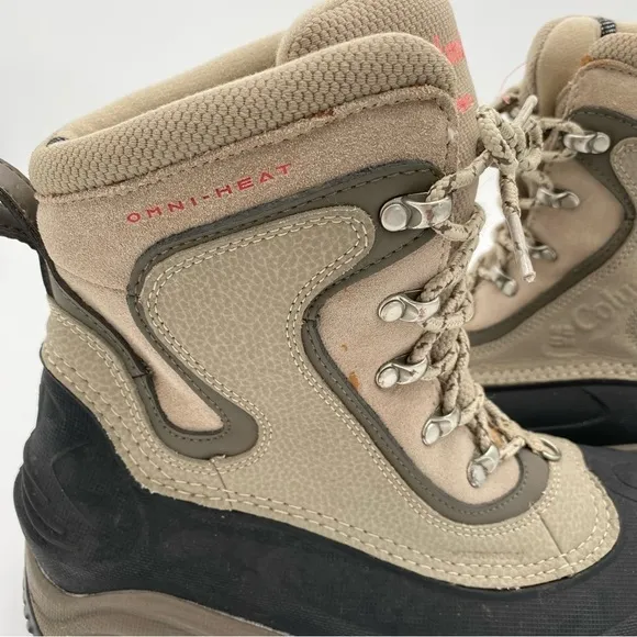 Columbia Omni-Heat Bugaboot Insulated Winter Hiking Trail Ankle Boots Size 7