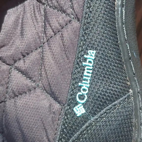 COLUMBIA Waterproof 200 Gram Insulation Winter Boots Teal Black Womens Size 7