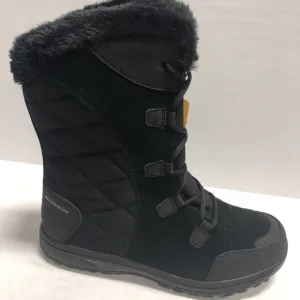 Columbia Women’s Ice Maiden II, Black Winter Boots, Size 10.5M