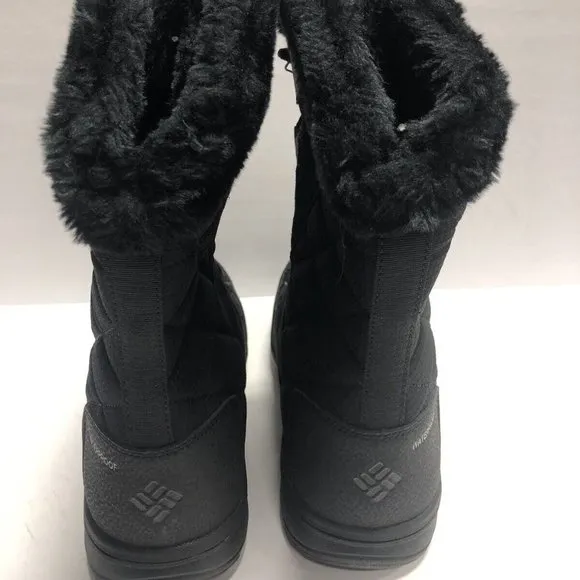 Columbia Women’s Ice Maiden II, Black Winter Boots, Size 10.5M