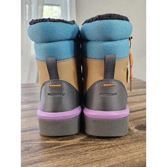 Columbia Women's Snow Boots Size 8 Keetley 200g Waterproof BL8467 Brown Lavender