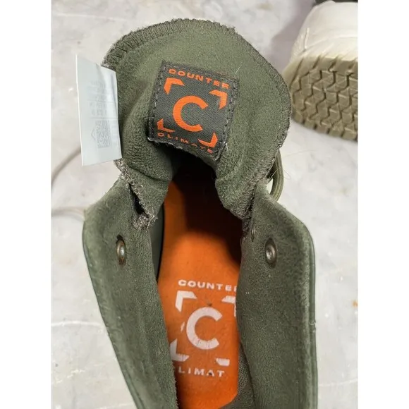 Converse Platform Chuck Taylor M5 W7 Lugged 2.0 Olive Hi Waterproof Winter Boots