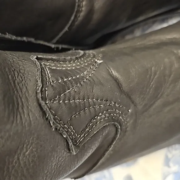 COPY - Stuart women's cowboy boots, size 10. Hand-made, excellent.