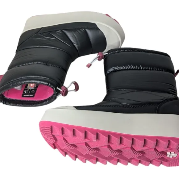 Cougar Meteor Pull On Insulated Quilted Cold Weather Boot in Black Matte.Size 10