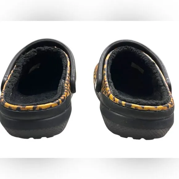 Crocs Cheetah Print Women’s Clogs Dual Comfort Shoes Size 8