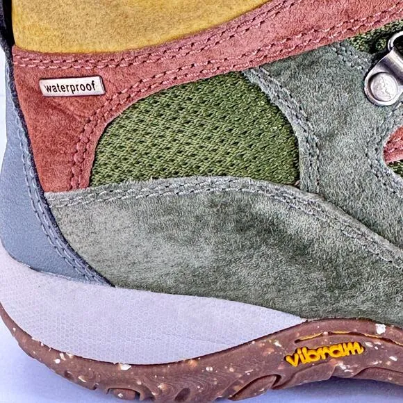 Dansko Boots Women Size 38 Posy Pine Waterproof Leather Vibram Colorful Hiking
