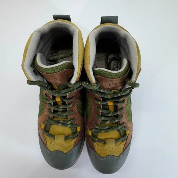 Dansko Boots Women Size 38 Posy Pine Waterproof Leather Vibram Colorful Hiking