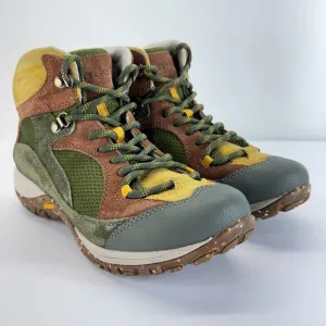 Dansko Boots Women Size 38 Posy Pine Waterproof Leather Vibram Colorful Hiking