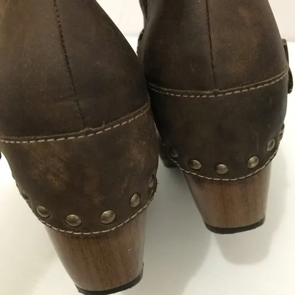 Dansko Brown Leather Handcrafted Boots Size 36