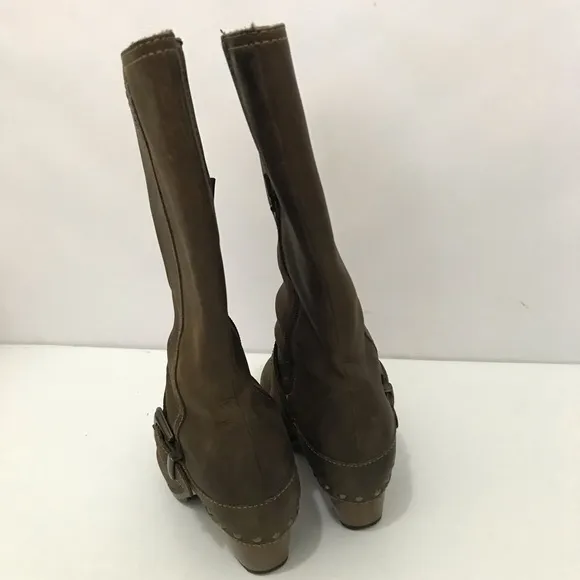 Dansko Brown Leather Handcrafted Boots Size 36
