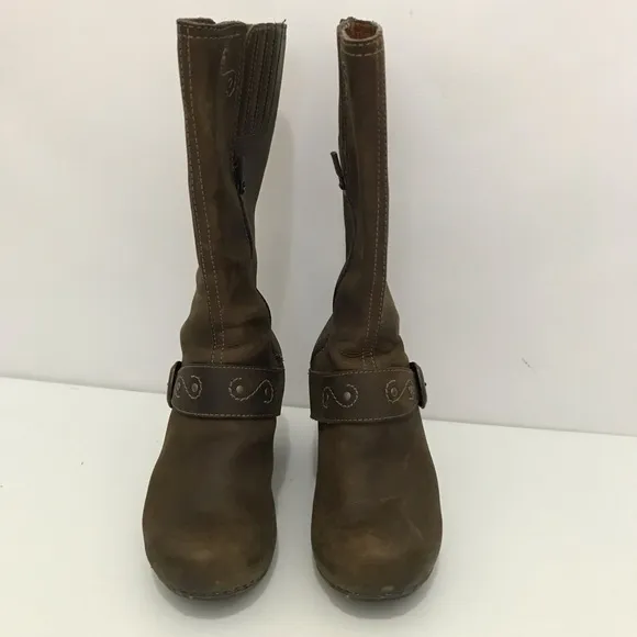 Dansko Brown Leather Handcrafted Boots Size 36