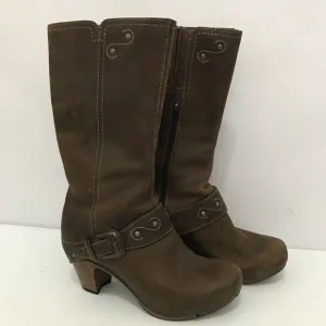 Dansko Brown Leather Handcrafted Boots Size 36
