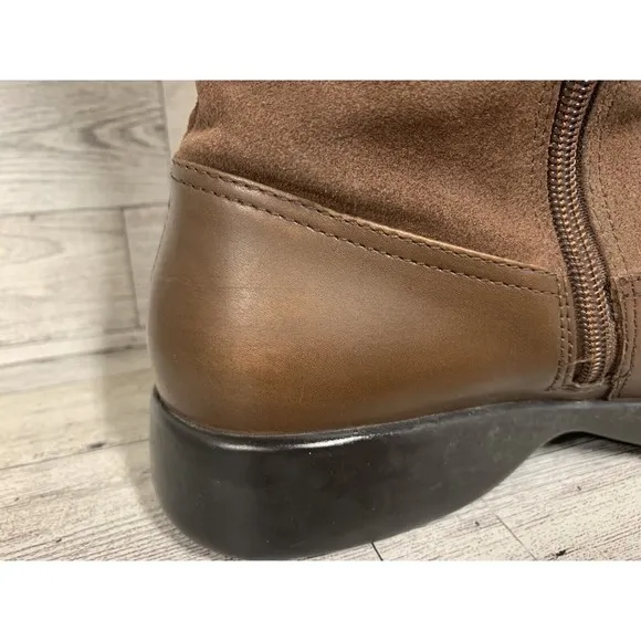 Dansko Delilah Equestrian Riding Tall Boots Brown Size 37 Leather