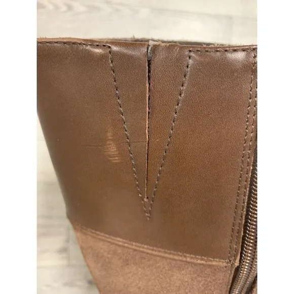 Dansko Delilah Equestrian Riding Tall Boots Brown Size 37 Leather