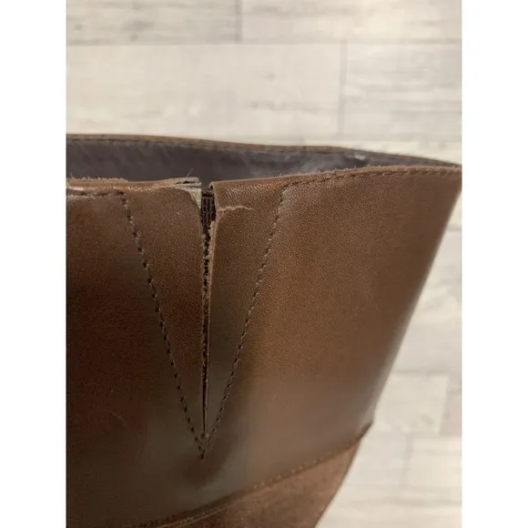 Dansko Delilah Equestrian Riding Tall Boots Brown Size 37 Leather