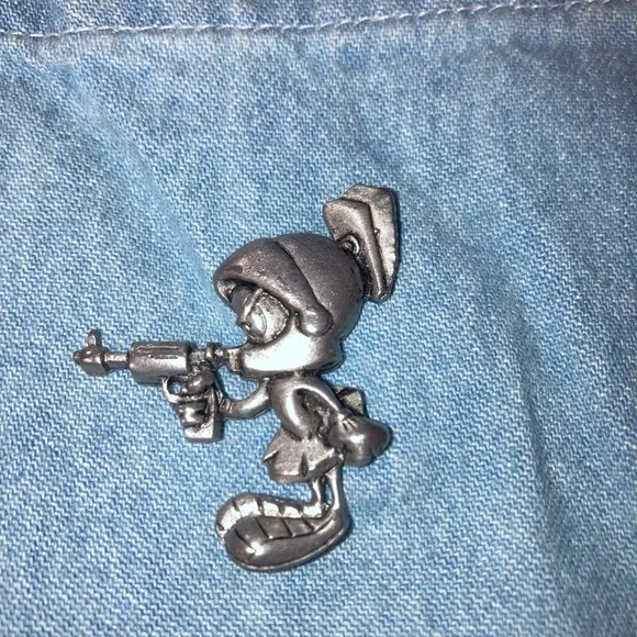 Denim Marvin The Martian Button Up Shirt
