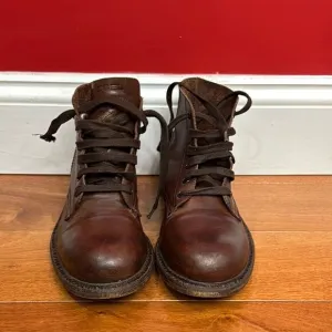 Diesel Vintage Brown Leather Men's Boots size 10