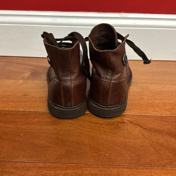 Diesel Vintage Brown Leather Men's Boots size 10