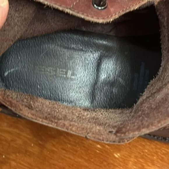 Diesel Vintage Brown Leather Men's Boots size 10