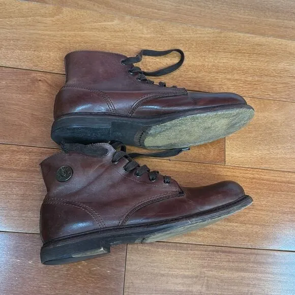 Diesel Vintage Brown Leather Men's Boots size 10
