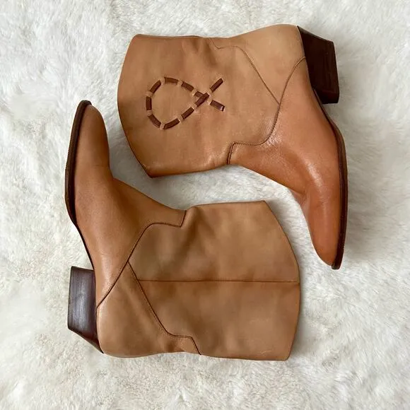 Dingo Vintage Leather Boots Size 6.5