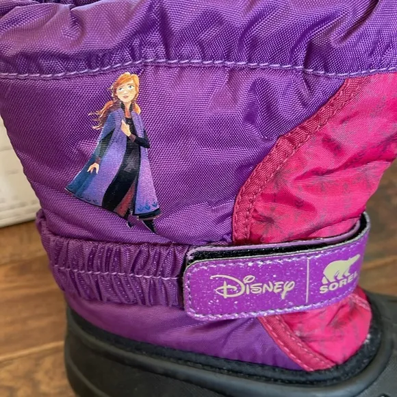 Disney x Sorel Flurry Frozen Anna Snow Boots Size 9