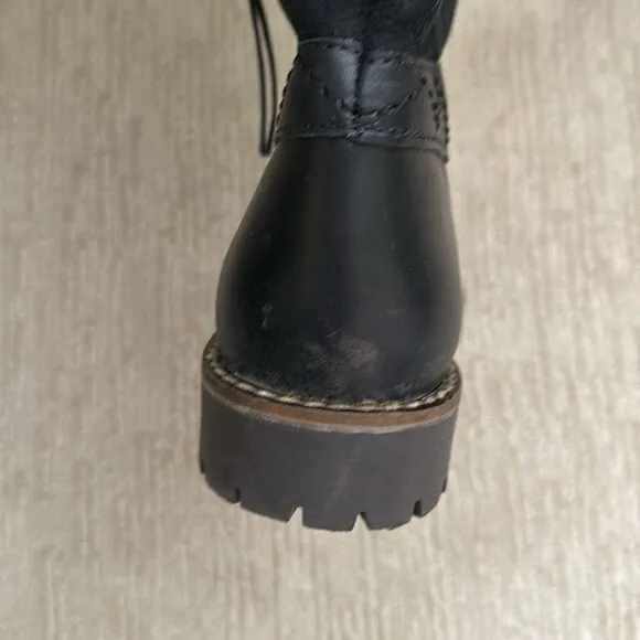 Dival Women’s Leather &amp; Suede Winter Boots, Size 39