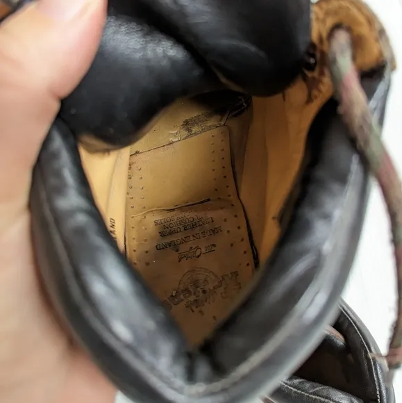DOC MARTENS 8072 Vintage MIE brown leather high top chunky hiking boots