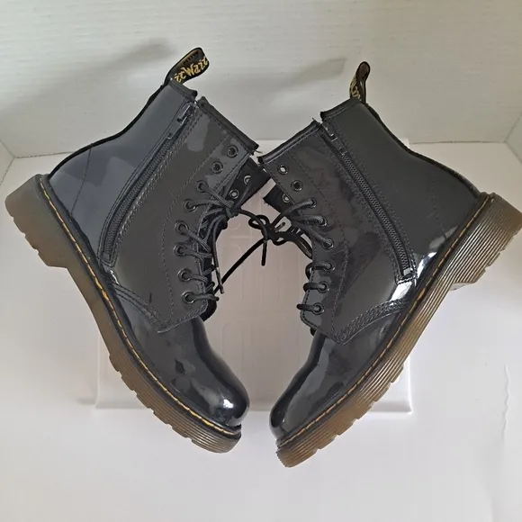 Doc Martens Patent Leather Boots Girls, size 3