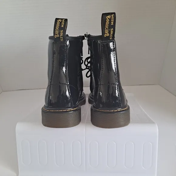Doc Martens Patent Leather Boots Girls, size 3