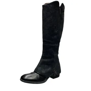 Donald J Pliner Devi4‎ Leather Equestrian Inspired Tall Boots