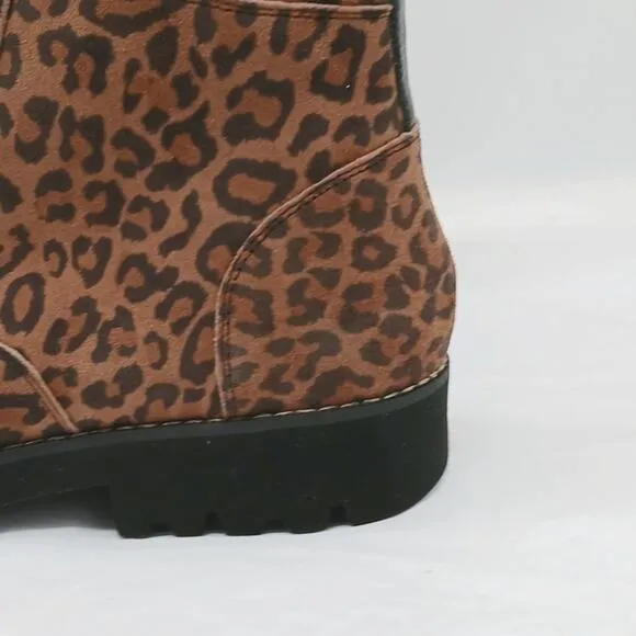 Donald Pliner Ease Combat Ankle Boots Women's 8M Brown Hiker Gorpcore Whimsygoth