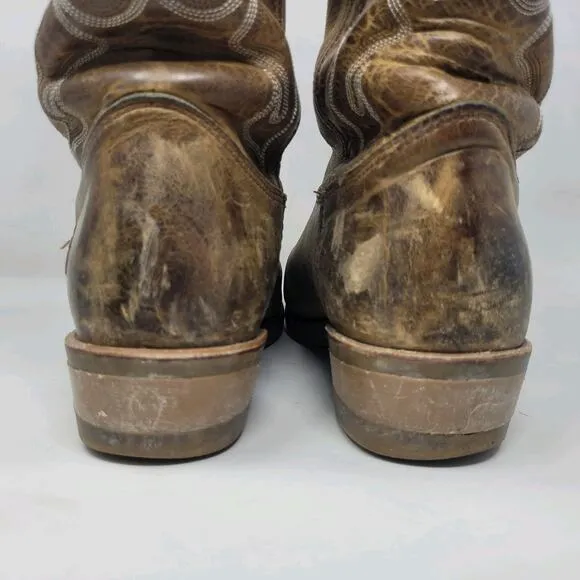 Double H Boots Mens 10.5D Brown Leather 12&quot; Domestic Gel ICE Work Western DH1552