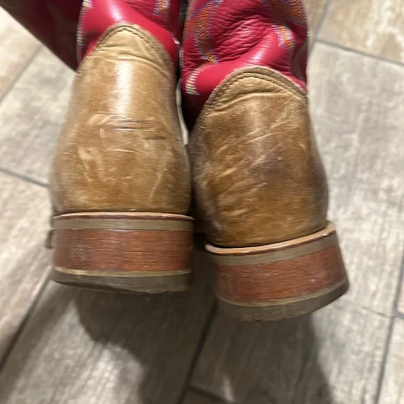 Double H Men’s Brown Leather Roger Square Toe Western‎ Boots