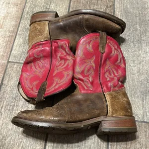 Double H Men’s Brown Leather Roger Square Toe Western‎ Boots