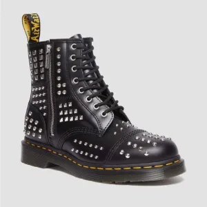 Dr. Martens 1460 Studded Zip Atlas Leather Boots