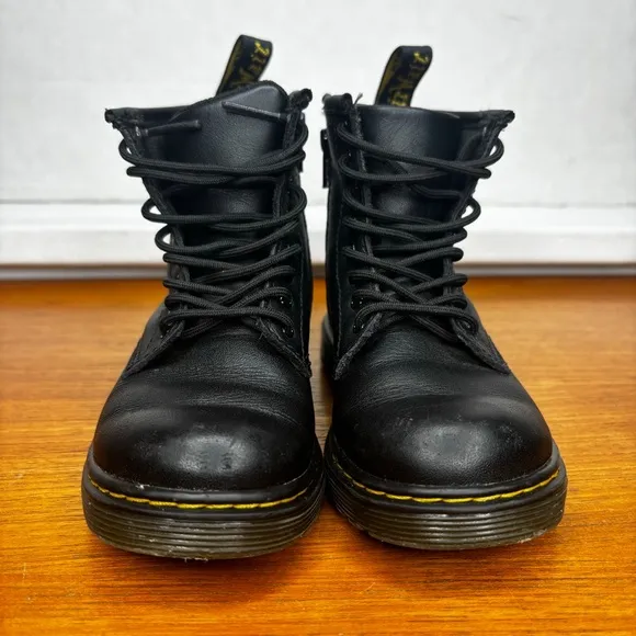 Dr Martens Black Leather Boots
