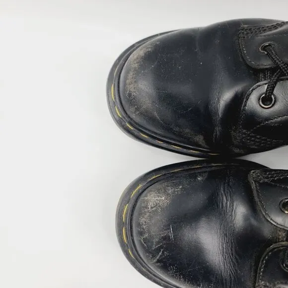 Dr. Martens Men's Black 1B60 Bex Pisa Knee High Leather Riding Boots Size 8