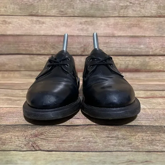 Dr. Martens Nlack Patent Leather Brook Low Boots