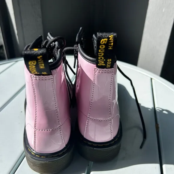 Dr. Martens Pink Leather Boots