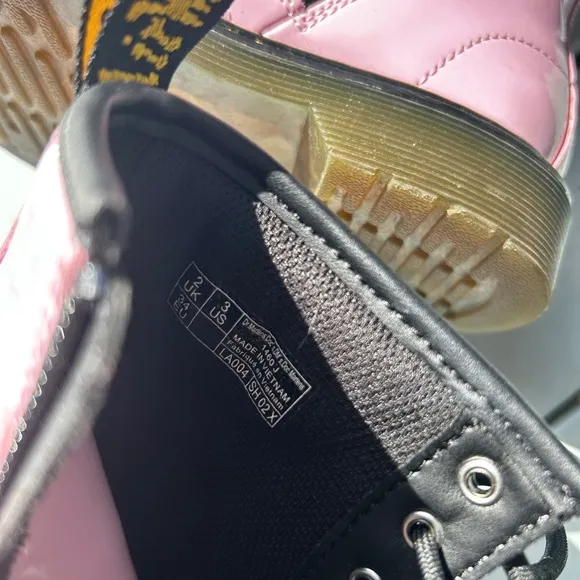 Dr. Martens Pink Leather Boots