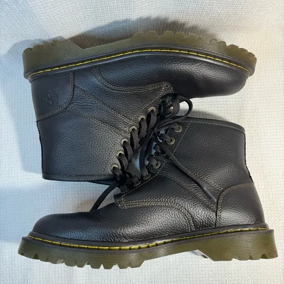 Dr Martens Roseland Brown Pebble Leather Mens Size 11 Boots