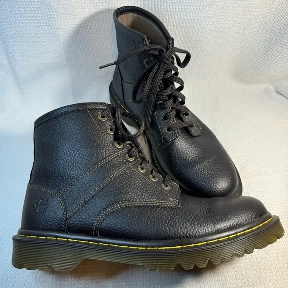 Dr Martens Roseland Brown Pebble Leather Mens Size 11 Boots