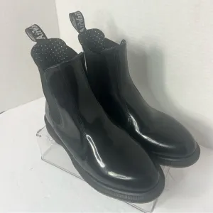 Dr Martens Women’s Flora Smooth Patent Leather Chukka Boots Cyber Grunge Goth 8M