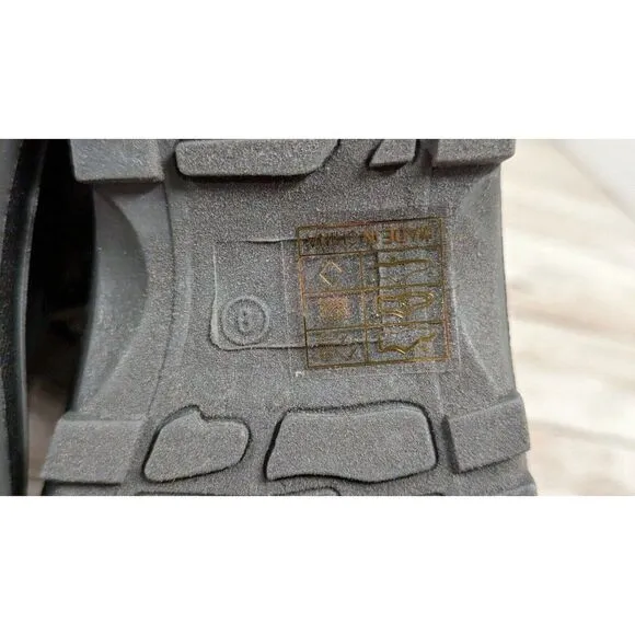 Dream Pairs Kmonte-1 Unisex Kids Sz 9 Black Olive Round Toe Mid Calf Snow Boots