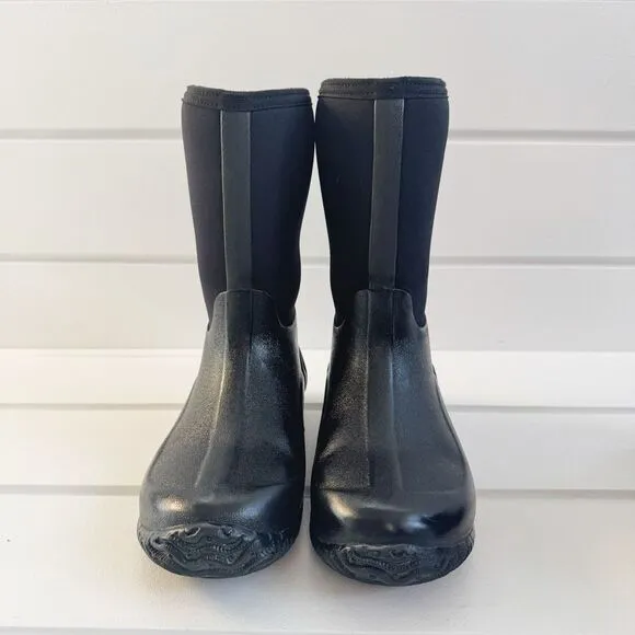 Dryshod Youth Tuffy All-Season Rubber Boots In Black Size 5