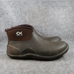 Duck and Fish Shoes Mens 10 Neoprene Boot Rubber Pull On Hunting Work Waterproof