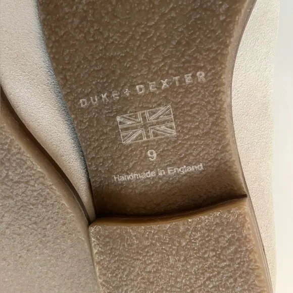 Duke   Dexter Men’s Suede Loafers Smoking Slipper Show Made in England size 9