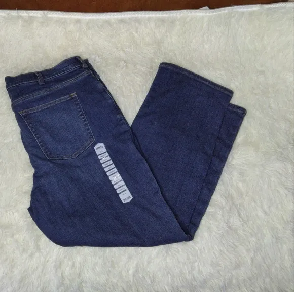 Duluth Trading Company Women's Denim Flannel Lined Straight Leg Jeans Size 18X29